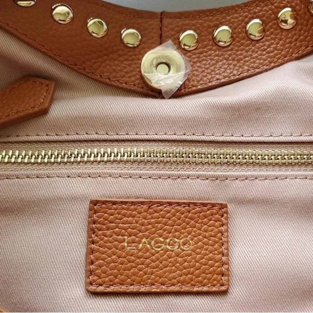 Laggo Mara studded hobo bag